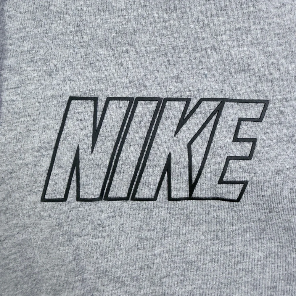 Nike Hooded Long Sleeve Shirt Camo Hood Lining 833873-063 Mens Gray Large